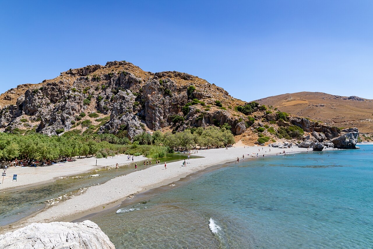 Preveli: The River Beach Below the Monastery
